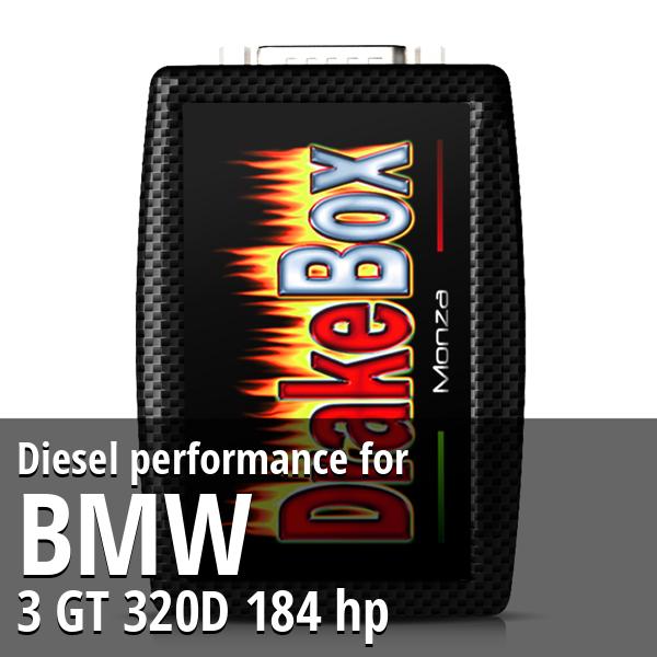 Diesel performance Bmw 3 GT 320D 184 hp