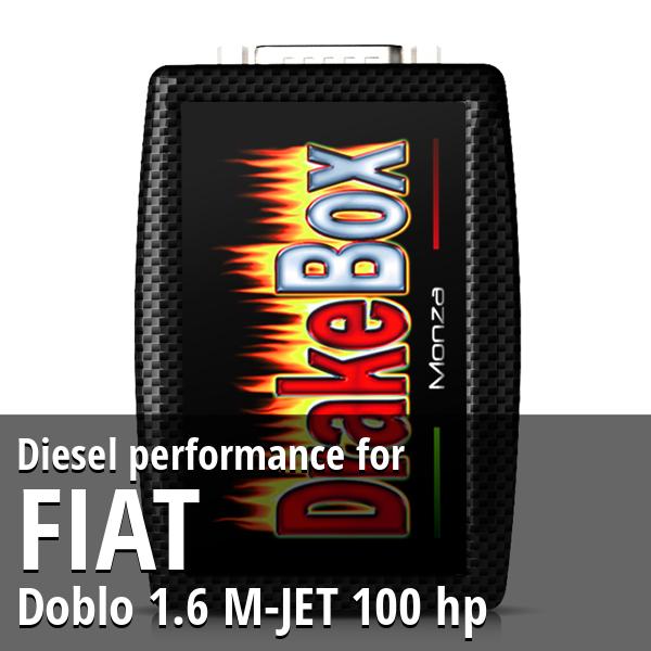 Diesel performance Fiat Doblo 1.6 M-JET 100 hp