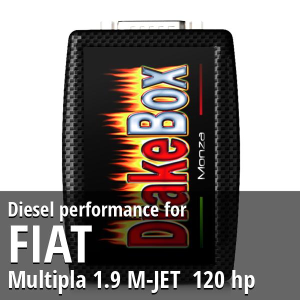Diesel performance Fiat Multipla 1.9 M-JET 120 hp