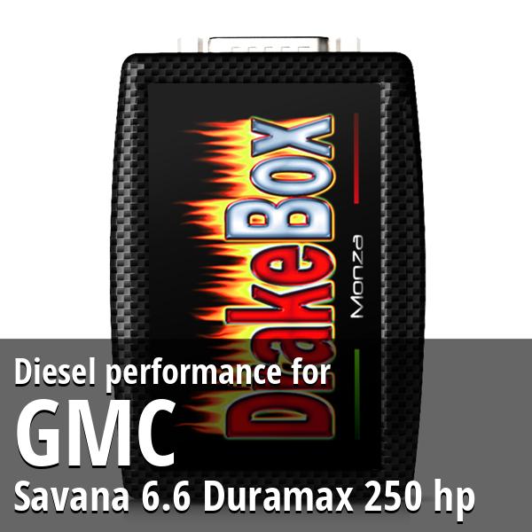 Diesel performance GMC Savana 6.6 Duramax 250 hp