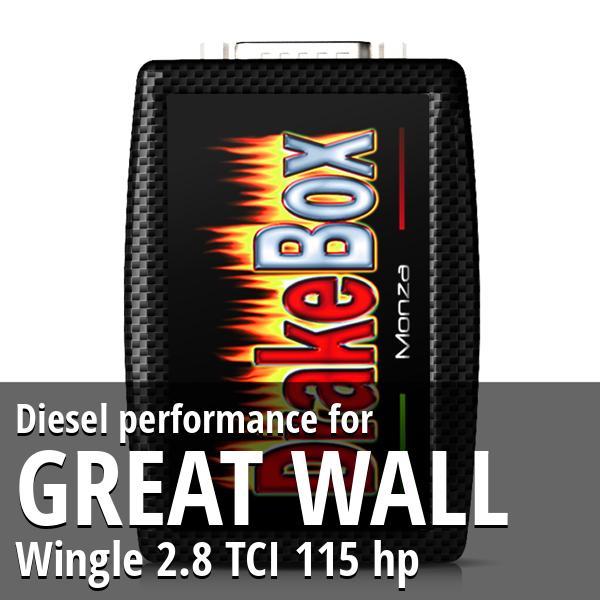 Diesel performance Great Wall Wingle 2.8 TCI 115 hp