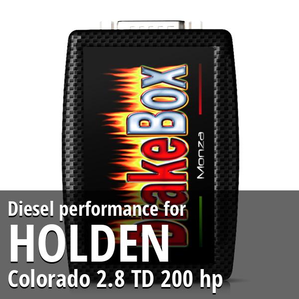 Diesel performance Holden Colorado 2.8 TD 200 hp