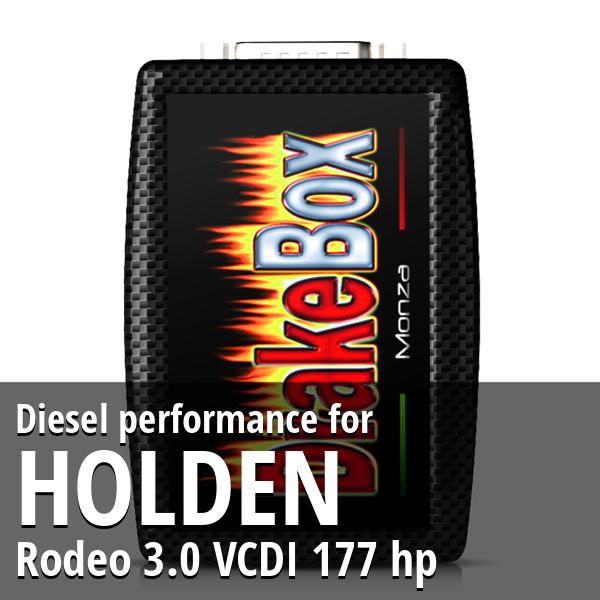 Diesel performance Holden Rodeo 3.0 VCDI 177 hp