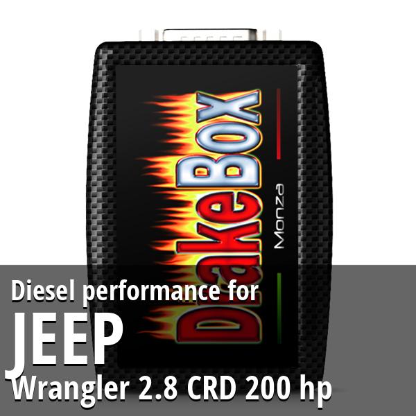 Diesel performance Jeep Wrangler 2.8 CRD 200 hp