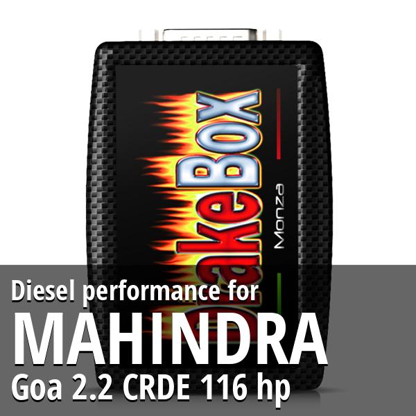 Diesel performance Mahindra Goa 2.2 CRDE 116 hp