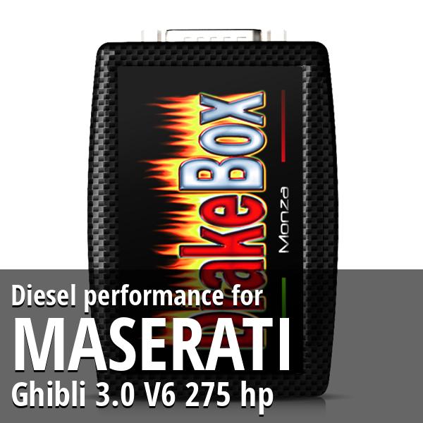 Diesel performance Maserati Ghibli 3.0 V6 275 hp
