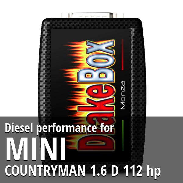 Diesel performance Mini COUNTRYMAN 1.6 D 112 hp