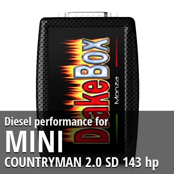 Diesel performance Mini COUNTRYMAN 2.0 SD 143 hp