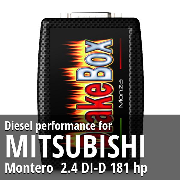 Diesel performance Mitsubishi Montero 2.4 DI-D 181 hp