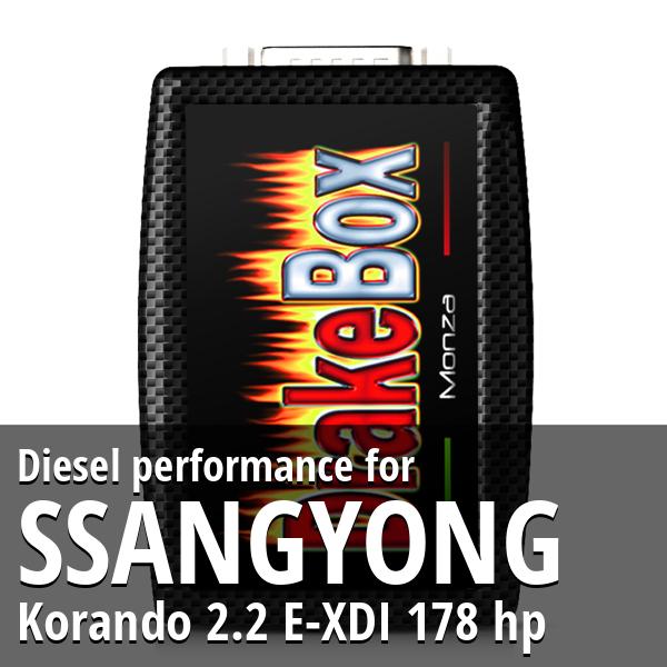 Diesel performance Ssangyong Korando 2.2 E-XDI 178 hp