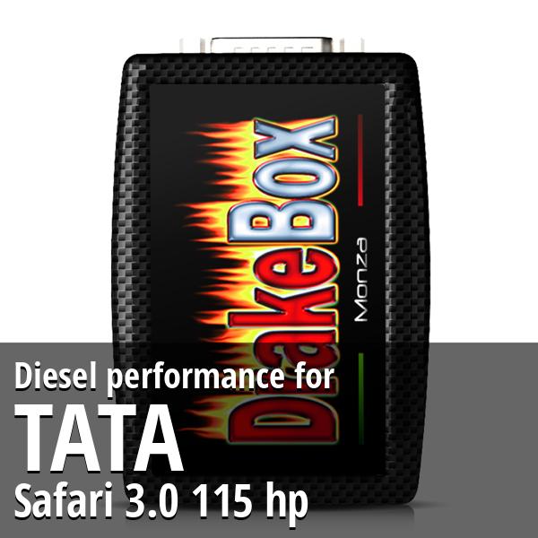 Diesel performance Tata Safari 3.0 115 hp