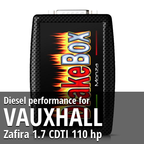 Diesel performance Vauxhall Zafira 1.7 CDTI 110 hp