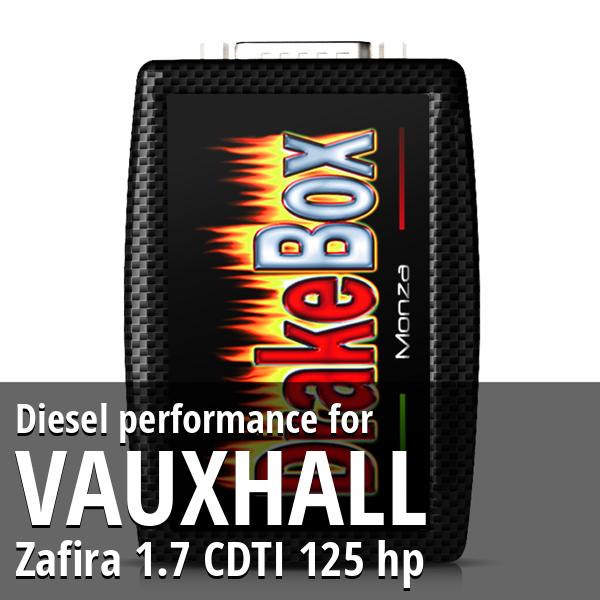 Diesel performance Vauxhall Zafira 1.7 CDTI 125 hp