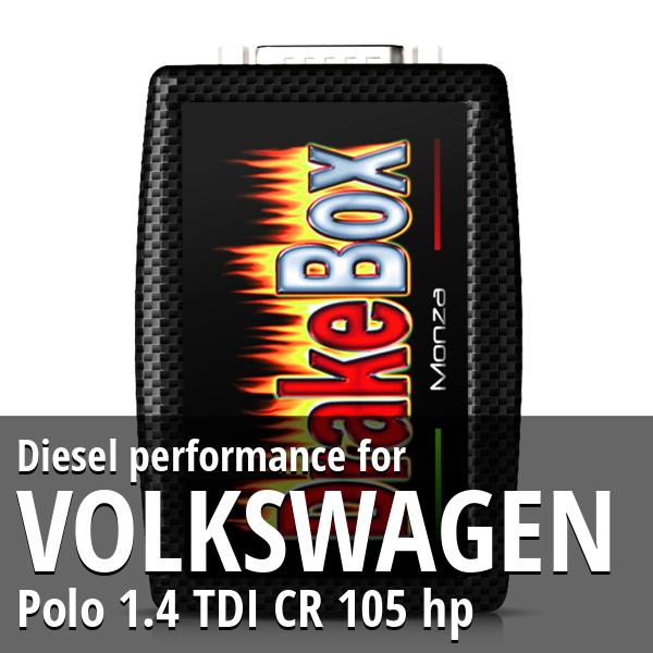 Diesel performance Volkswagen Polo 1.4 TDI CR 105 hp