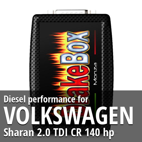 Diesel performance Volkswagen Sharan 2.0 TDI CR 140 hp